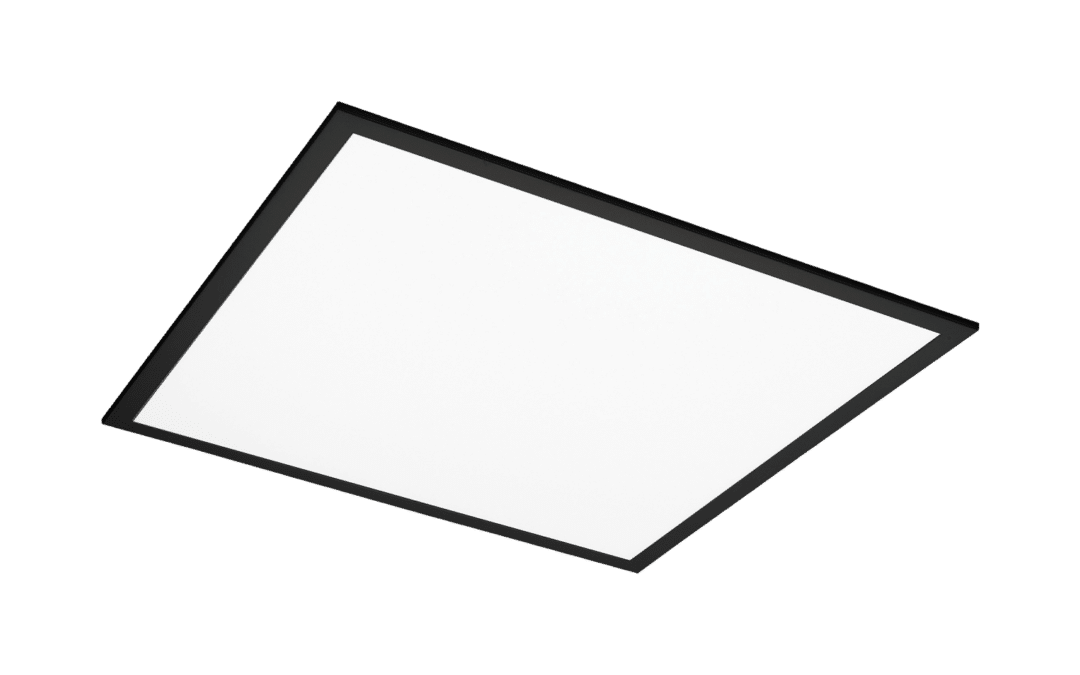 2×2 LED DT Series Luminaire, Black Frame – 2′, 23W/29W/38W, 50K