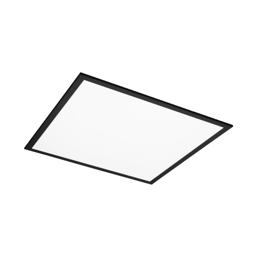 2x2 LED DT Series Luminaire, Black Frame