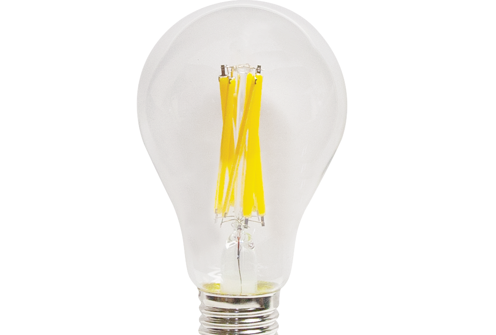 Pro Line LED Filament Lamp, Clear – A19, 14.5W, 41K