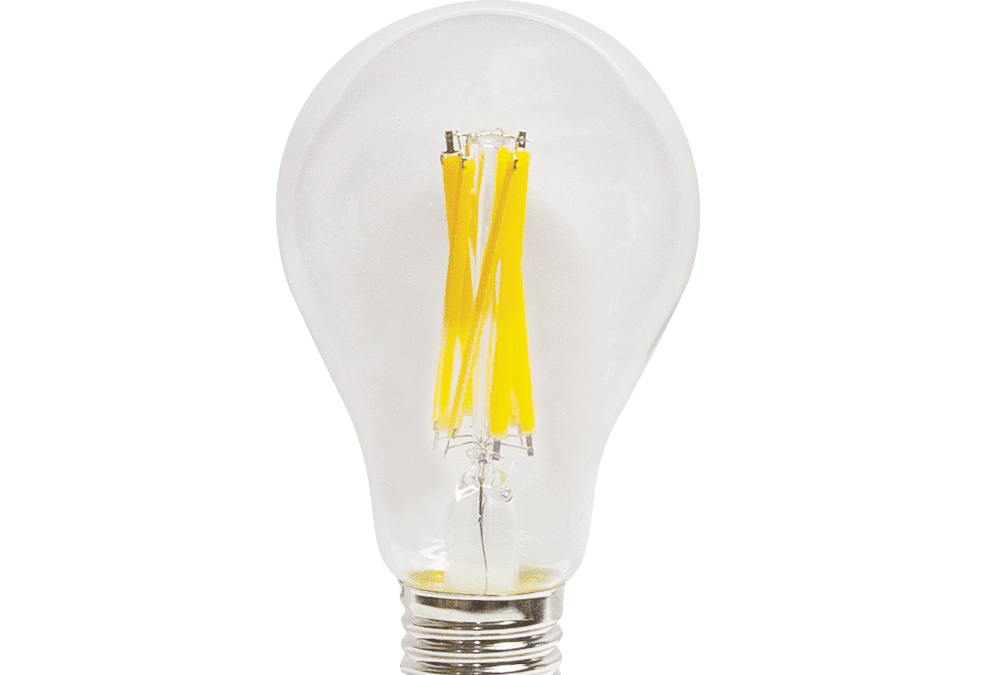 Pro Line LED Filament Lamp, Clear – A19, 14.5W, 41K