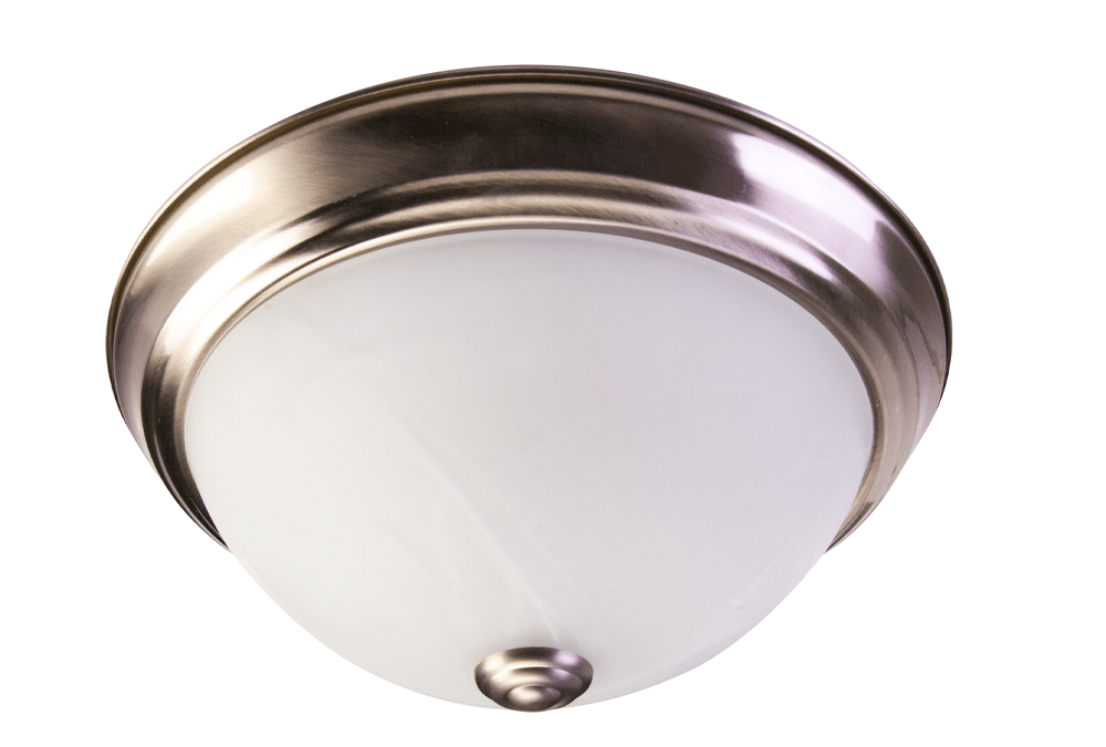 Traditional Round Color Selectable Flush Mount, White – 15″, 20W, 30K/40K/50K