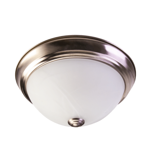 Traditional Round Color Selectable Flush Mount, White – 15″, 20W, 30K/40K/50K