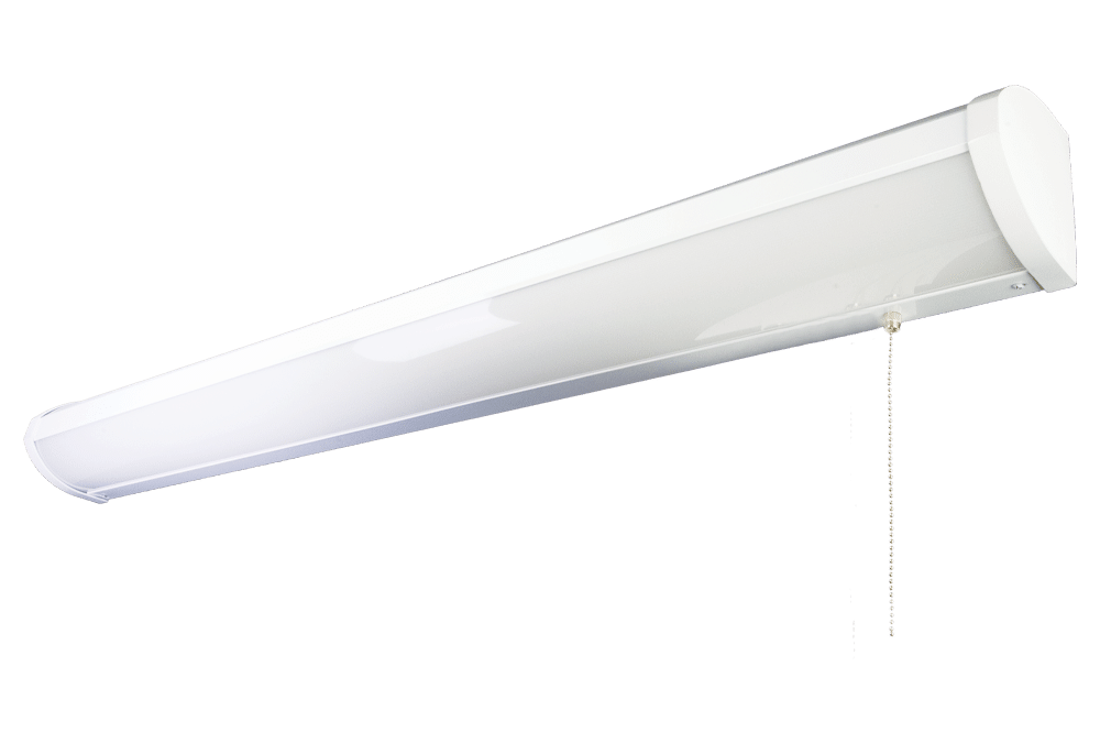 Traditional Integrated LED Overbed Vanity, White – 4′, 60W, 30K