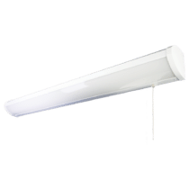 Traditional Integrated LED Overbed Vanity, White -  4', 60W, 30K