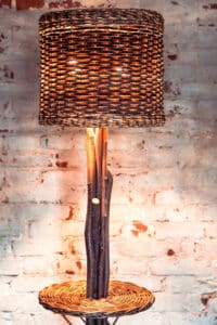 natural materials lamp 