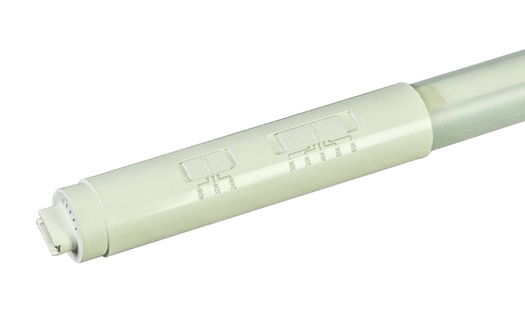 Select Series LED T8 Tube – 8′, 24W/32W/40W, 30K/35K/40K/50K/65K