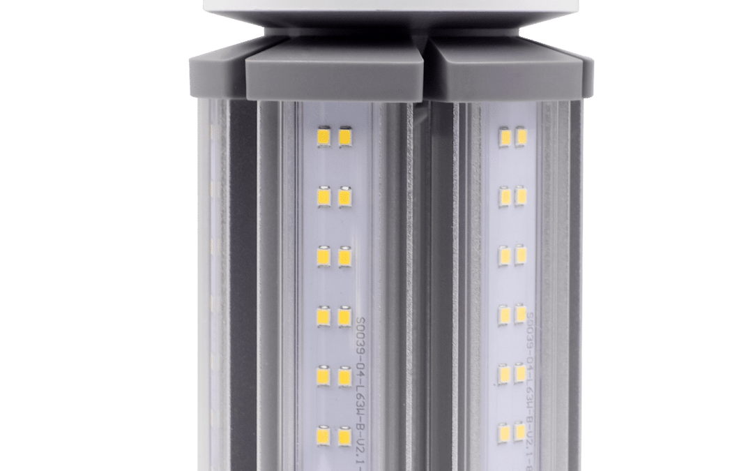 LED HID Replacement Corn Cob Lamp w/ EX39 Base – 3.6″, 63W, 50K