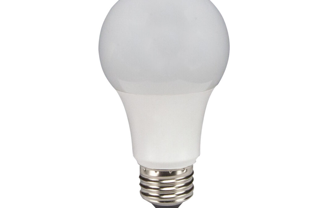 LED A19 Turtle Light – 2.4″, 7.5W, 590nm Amber