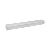 2ft LED Selectable Architectural Strip Light, White Frame 120-277V, CCT & Wattage Selectable