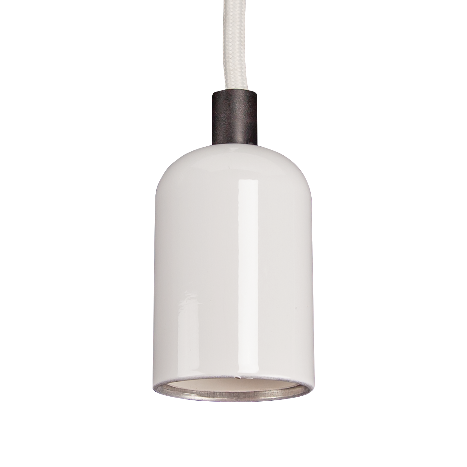 10' BRAIDED PENDANT WHT